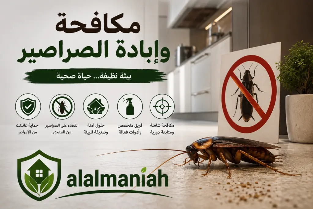مكافحة و ابادة الصراصير