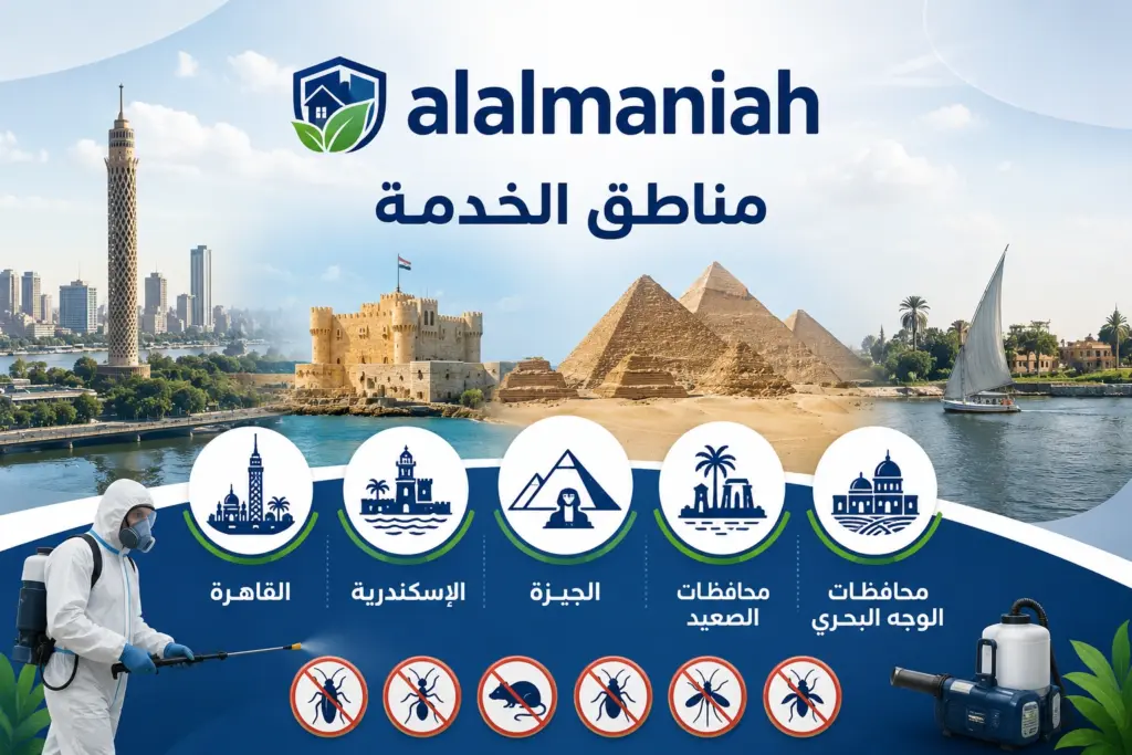 مناطق الخدمة