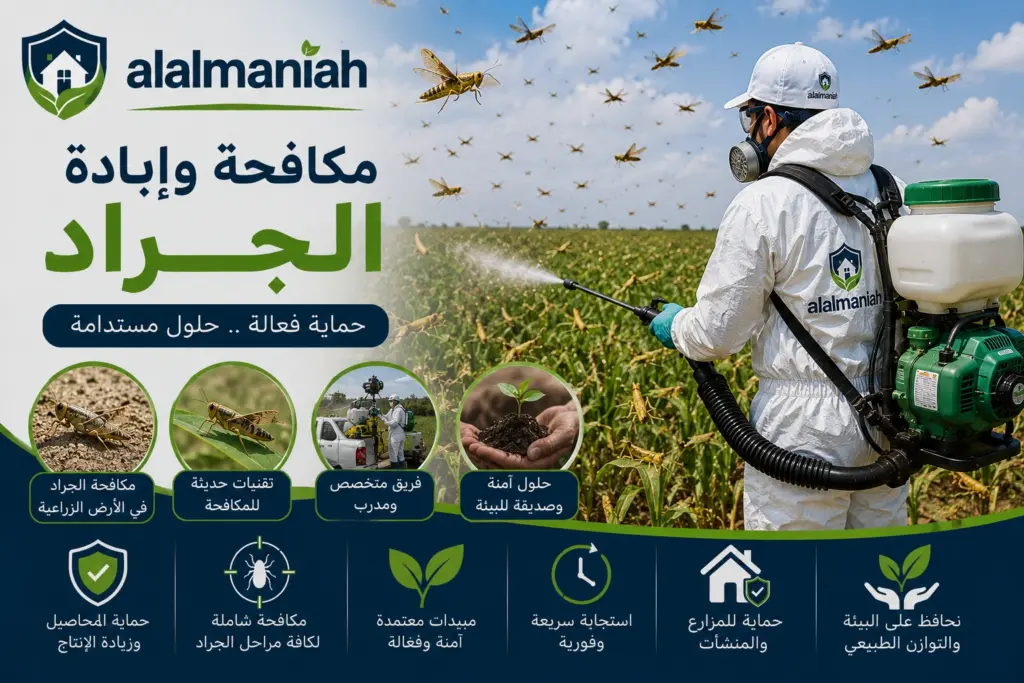 مكافحة و ابادة الجراد