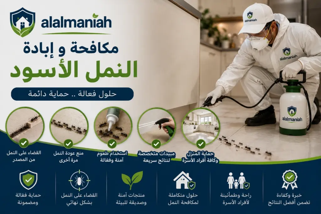 مكافحة و ابادة النمل الاسود