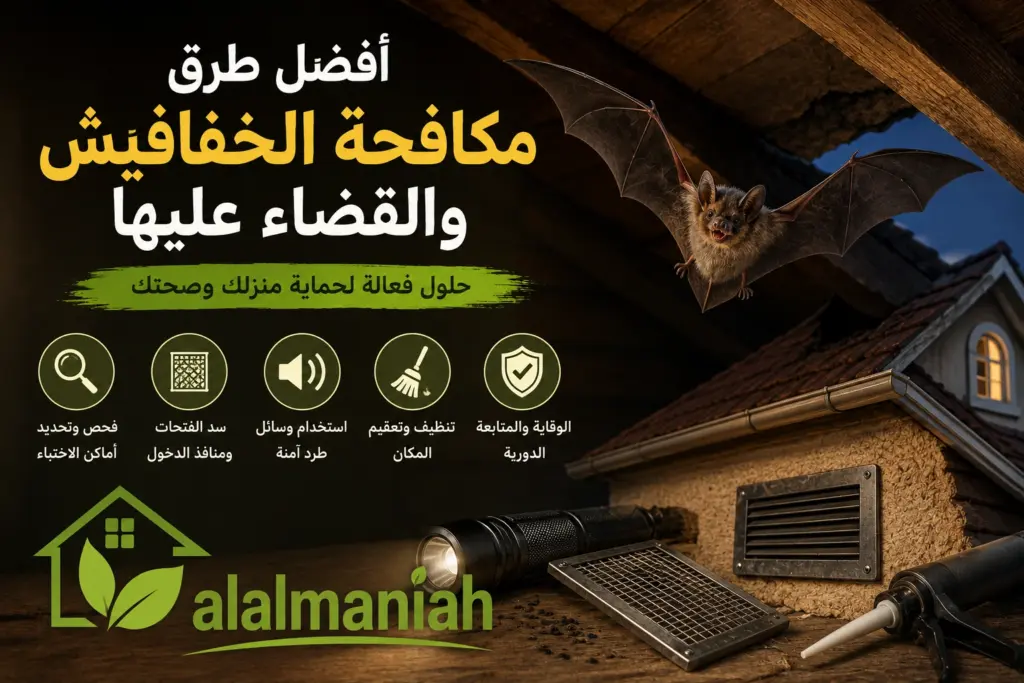 افضل طرق مكافحة الخفافيش و القضاء عليها
