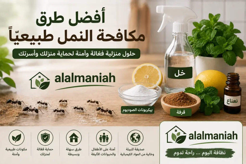 افضل طرق مكافحة النمل طبيعيا