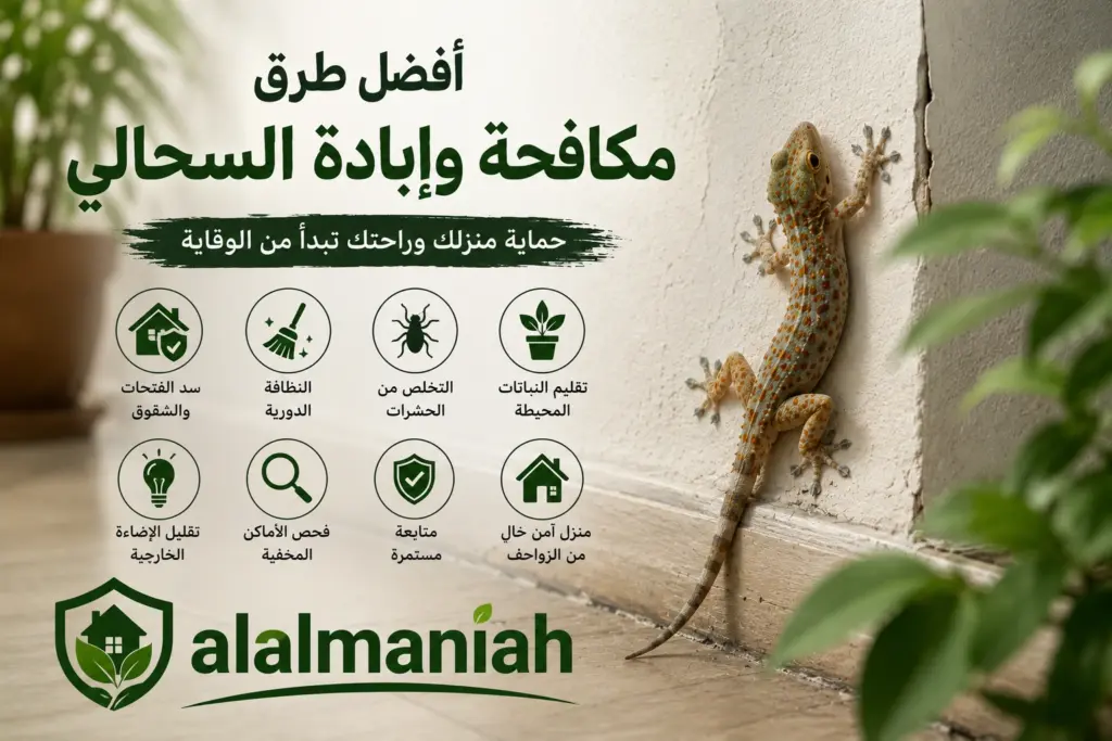 افضل طرق مكافحة و ابادة السحالي