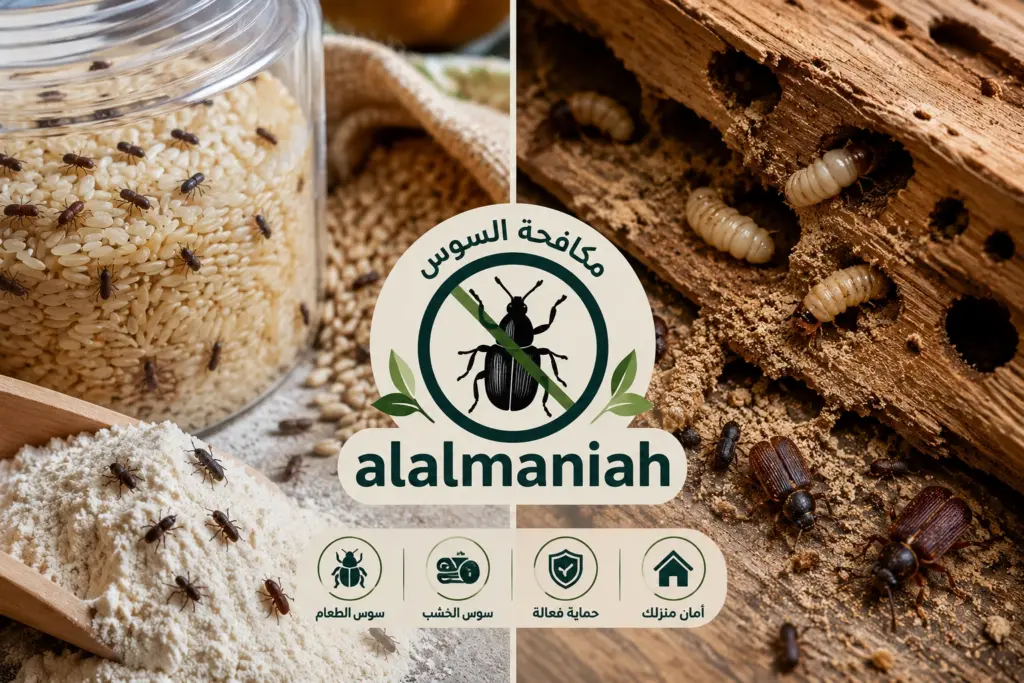 مكافحة سوس الطعام و سوس الخشب
