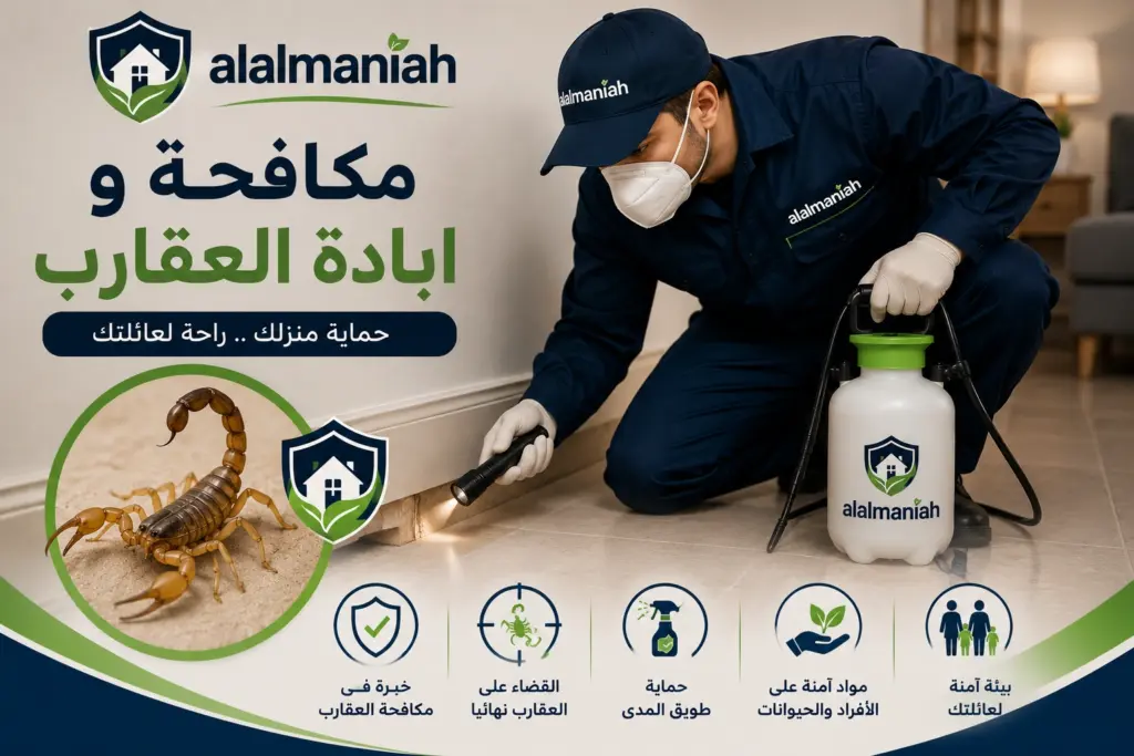 مكافحة و ابادة العقارب