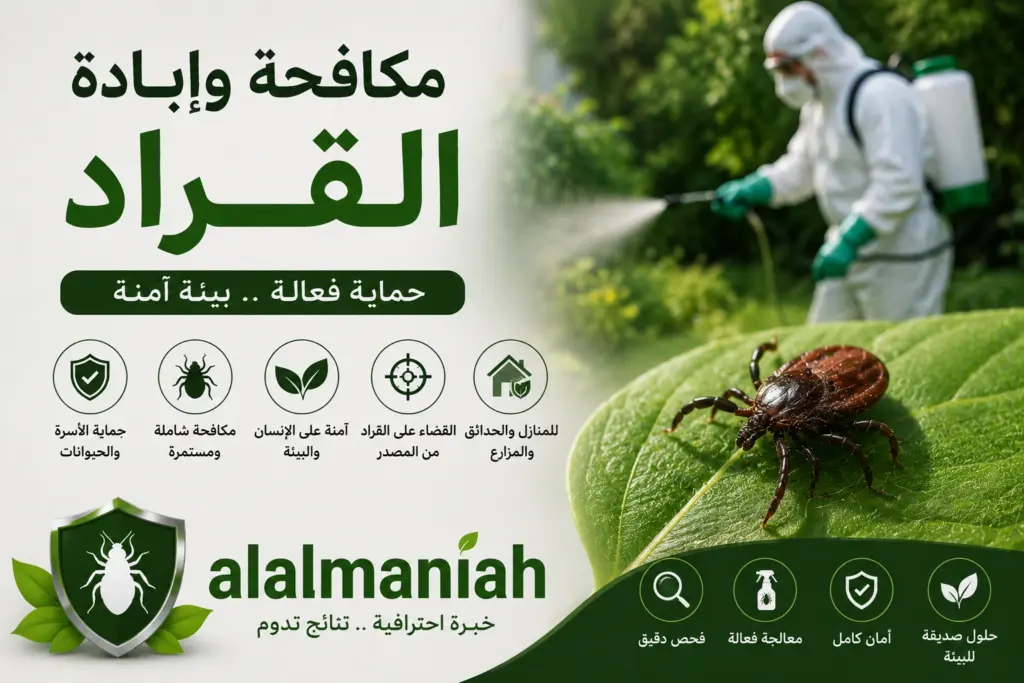 مكافحة و ابادة القراد