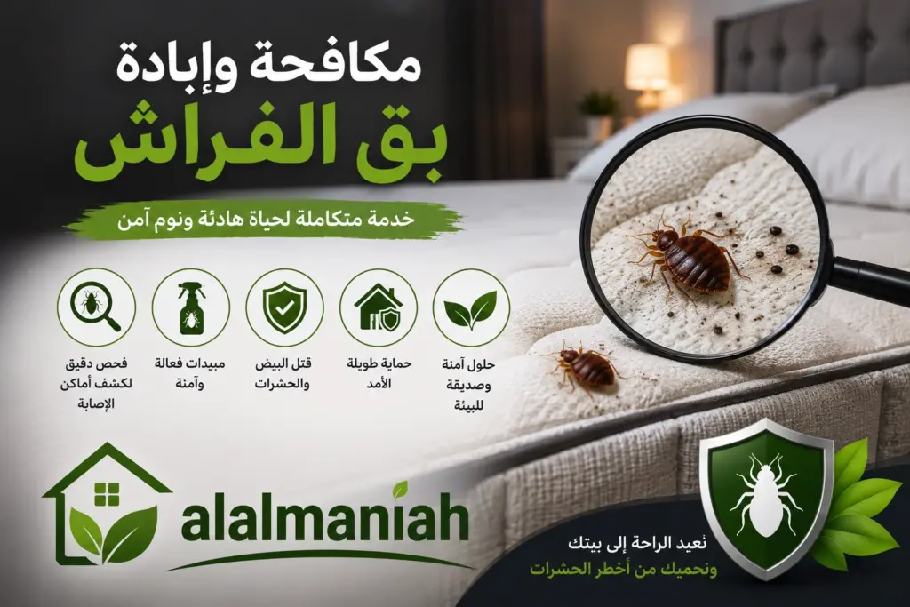 مكافحة و ابادة بق الفراش
